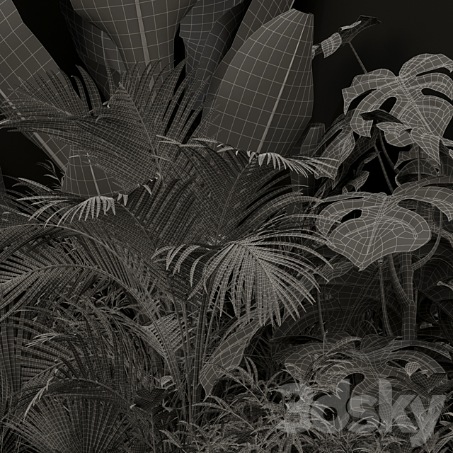 Plants collection 196 3DSMax File - thumbnail 3