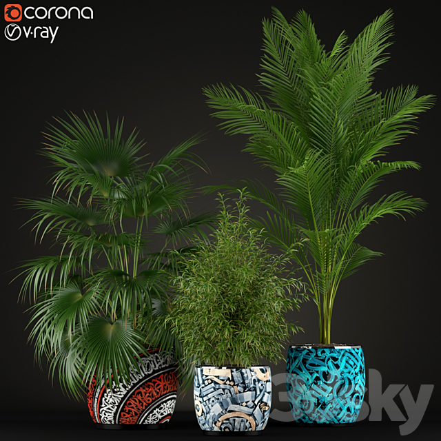 Plants collection 199 3DSMax File - thumbnail 1