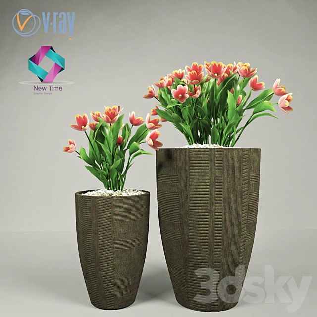 Pot. flower 3DSMax File - thumbnail 1