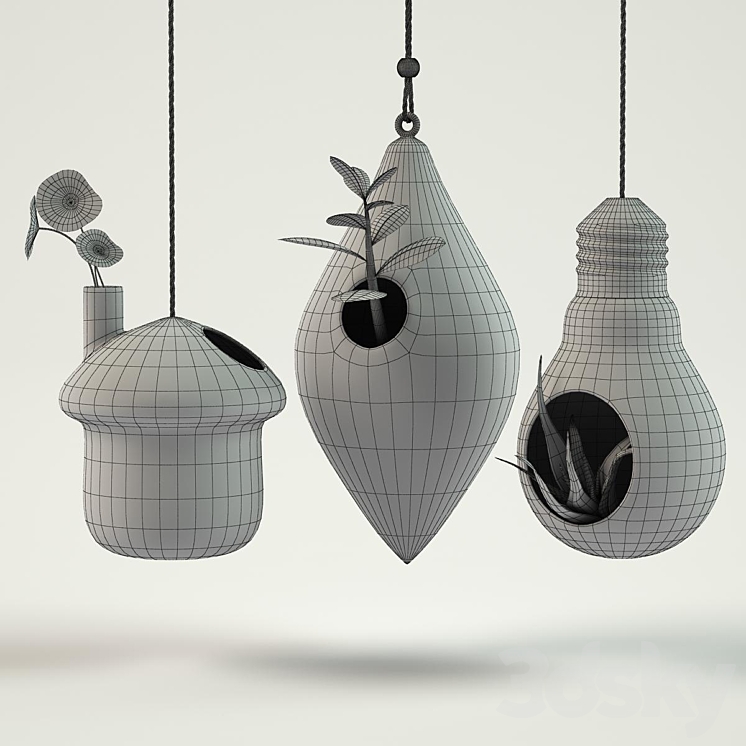 Pots 4 3DS Max - thumbnail 2