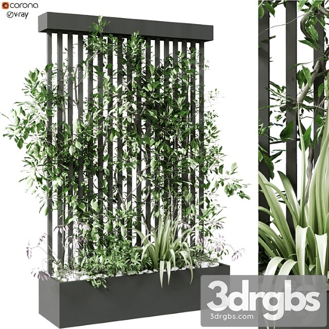 Vertical plant in box set 124 - thumbnail 1