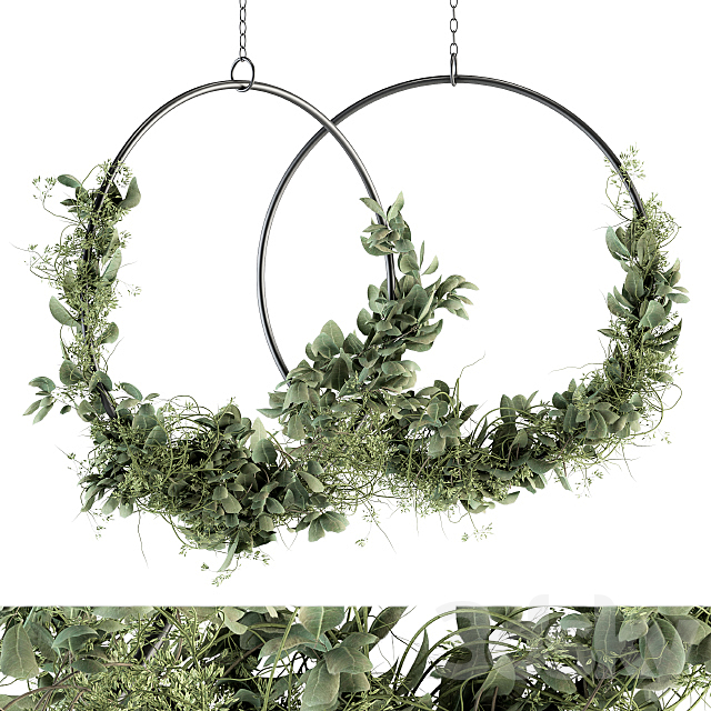 Wreath Olive Plants – Wreath Set 07 3ds Max - thumbnail 1