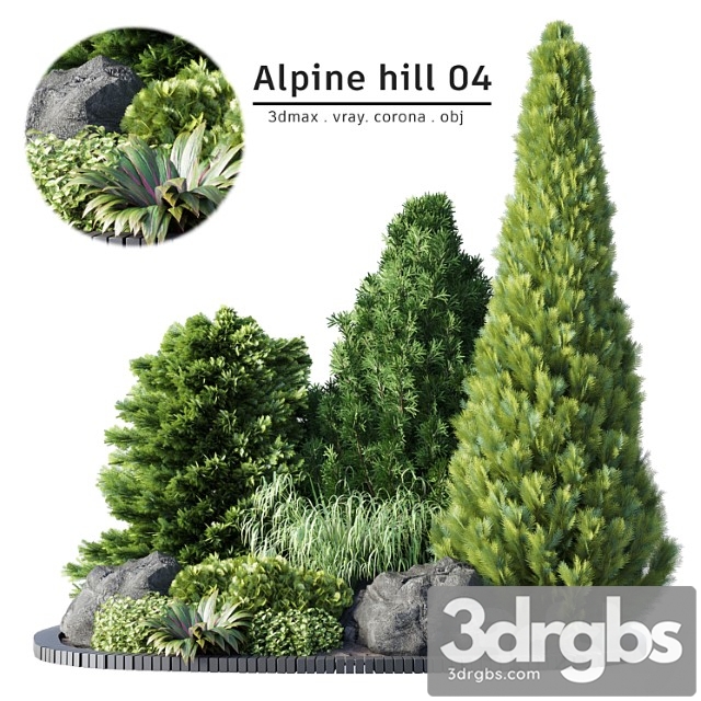 Alpine Hill 04 3dsmax Download - thumbnail 1