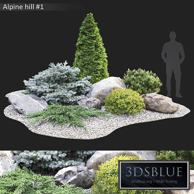 Alpine hill 3DS Max - thumbnail 3