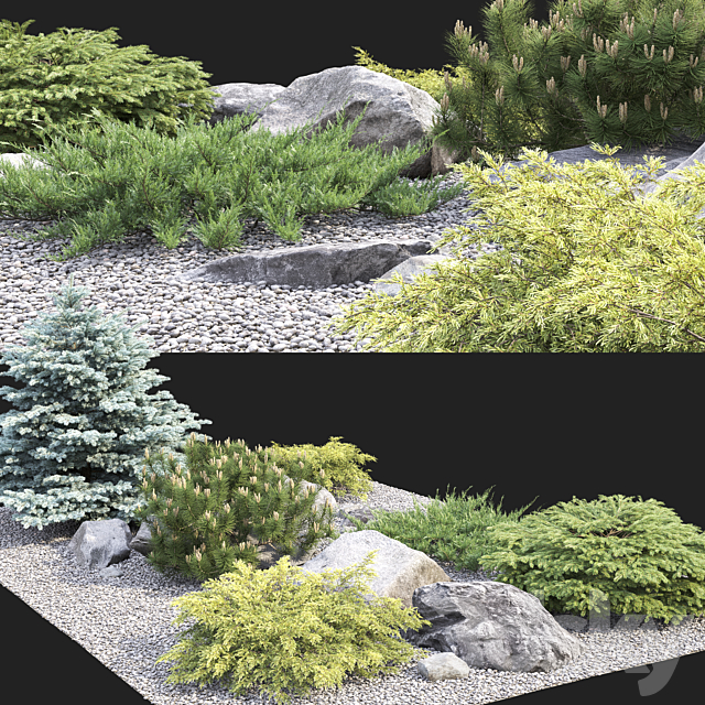 Alpine hill 3DS Max Model - thumbnail 3