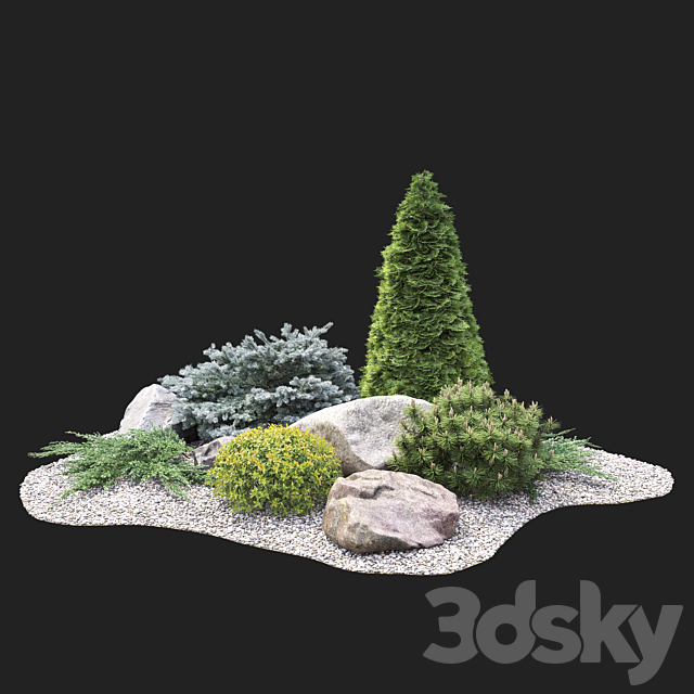 Alpine hill 3DSMax File - thumbnail 2