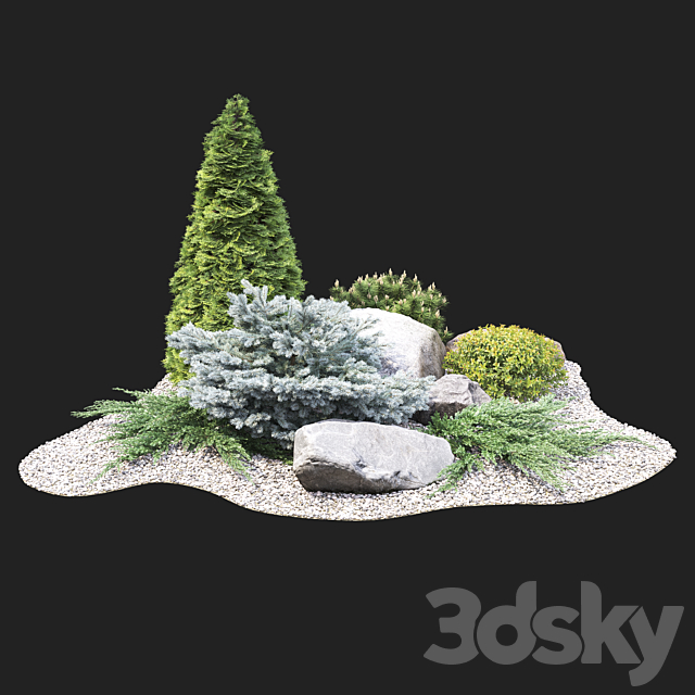 Alpine hill 3DSMax File - thumbnail 4