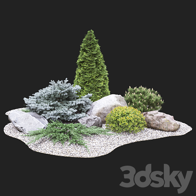 Alpine hill 3DSMax File - thumbnail 5