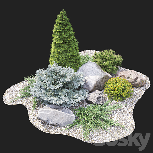 Alpine hill 3DSMax File - thumbnail 6