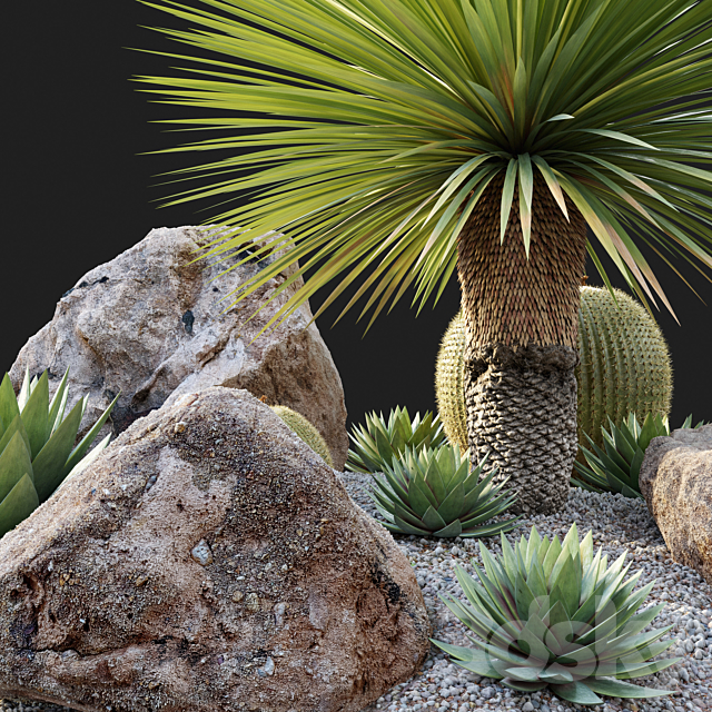 Australian garden 3ds Max - thumbnail 2