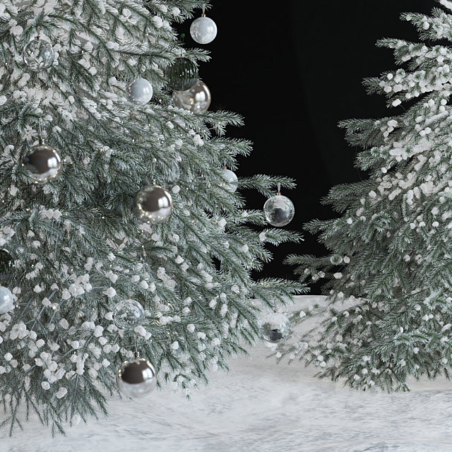 Christmas Tree 14. Corona 3DS Max Model - thumbnail 3