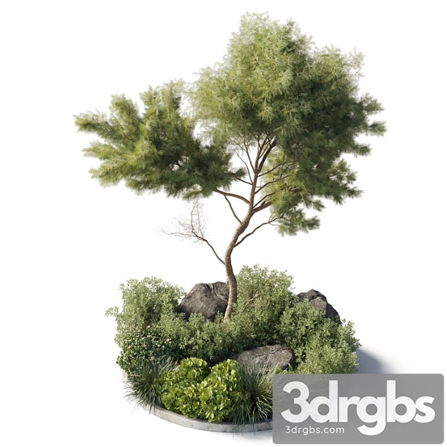 Collection Outdoor Indoor 81 Pot Plant Tree Bush Fern The Garden Pot Corona 3dsmax Download - thumbnail 1