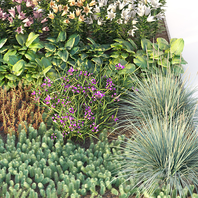 Flower garden 3 3DSMax File - thumbnail 3