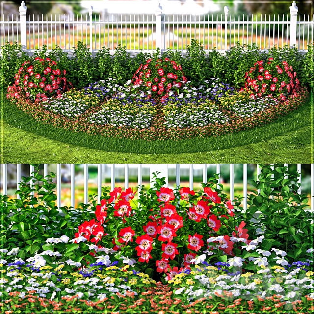 FLOWERBED_1 3ds Max - thumbnail 1