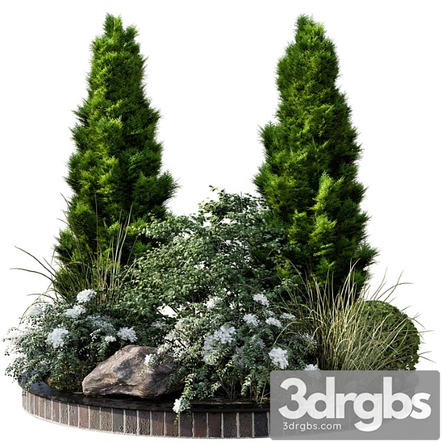 Garden Plant Set 04 1 3dsmax Download - thumbnail 1