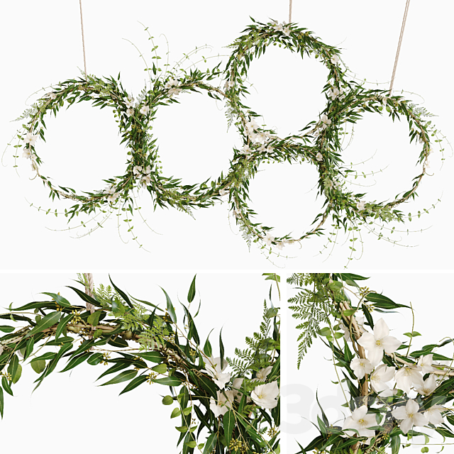 Green wreaths 3DSMax File - thumbnail 1