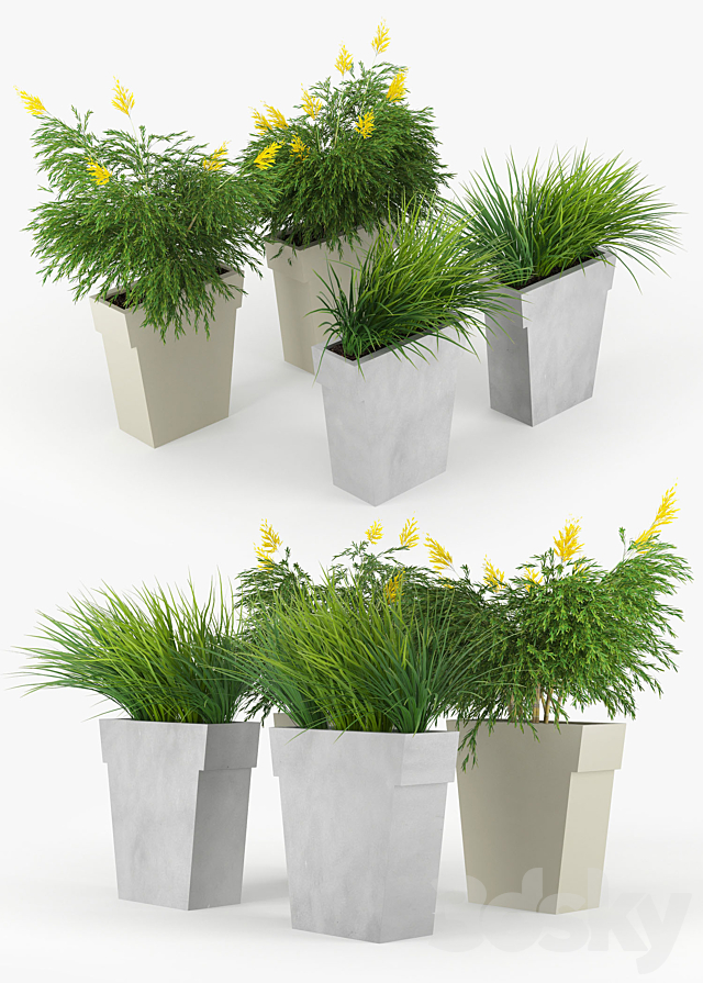 IL VASO OUTDOOR PLANTER 3DS Max Model - thumbnail 2