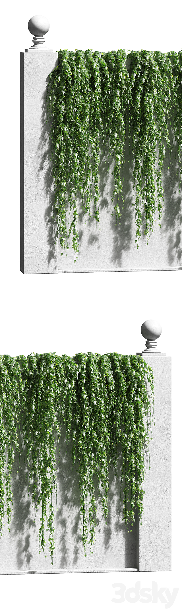 Ivy for the fence 3ds Max - thumbnail 2