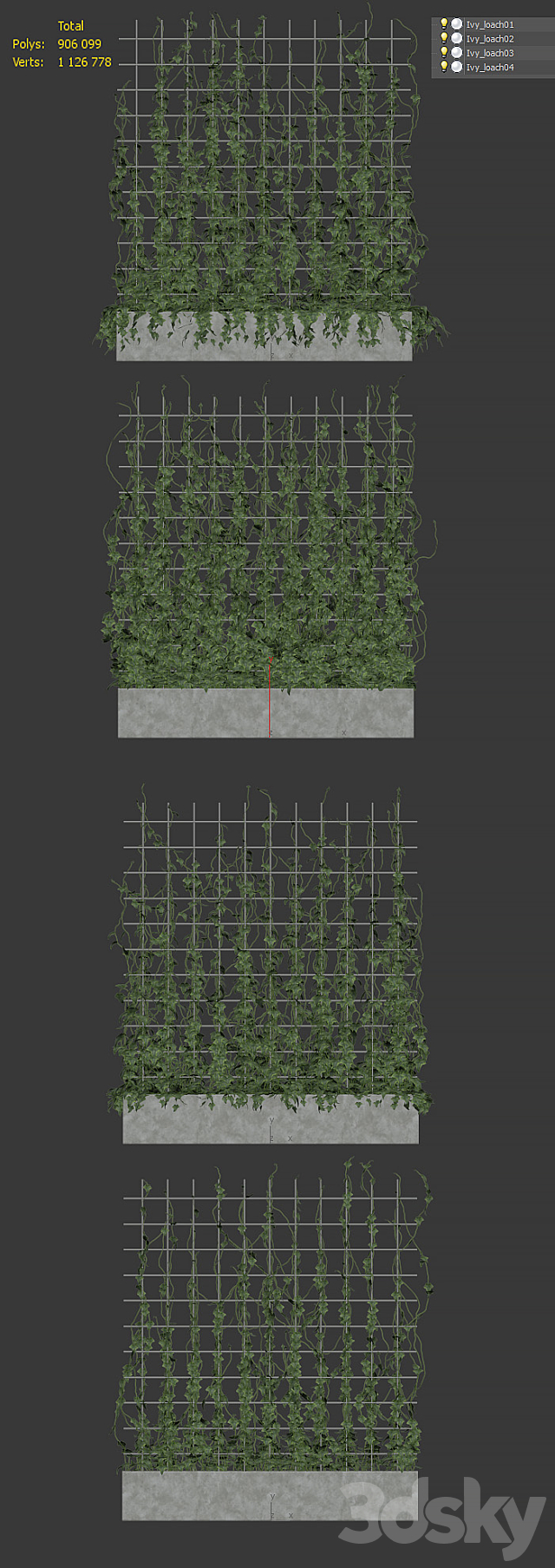 Ivy on the grid 3DSMax File - thumbnail 3