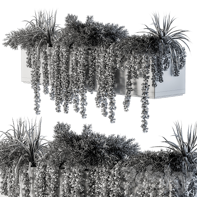 ivy plants in box – Outdoor Set 62 3DS Max Model - thumbnail 5