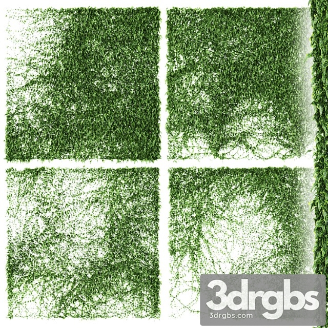 Ivy Wall 4 Models V3 3dsmax Download - thumbnail 1