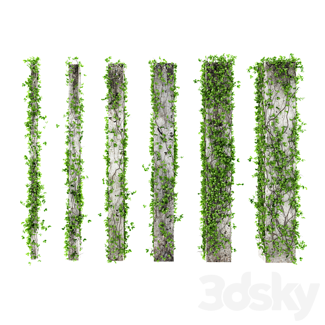 Leaves for square columns. 6 sizes 3DSMax File - thumbnail 1