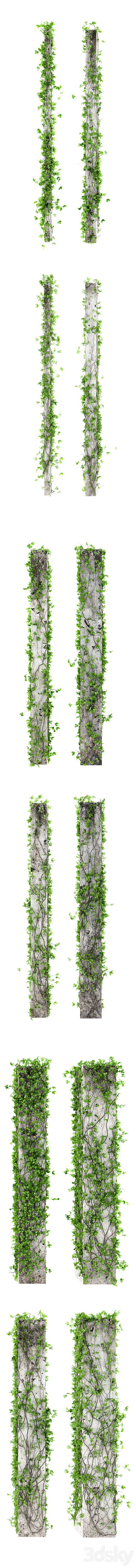 Leaves for square columns. 6 sizes 3DSMax File - thumbnail 2