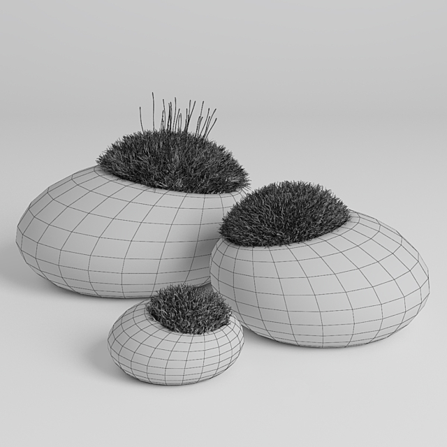 moss rocks 3DSMax File - thumbnail 5