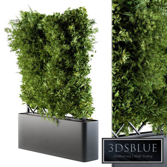 Outdoor Plant Box – Vertical Garden 3DS Max - thumbnail 3