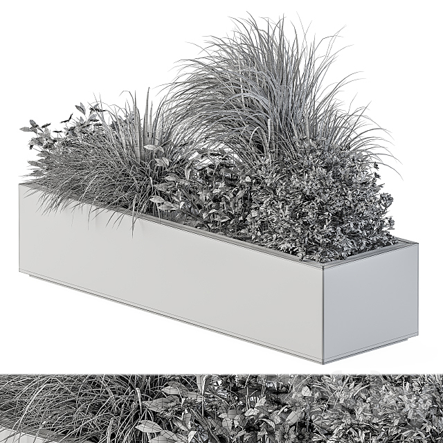 Outdoor Plant Set 290 – Plant Box 3DSMax File - thumbnail 5