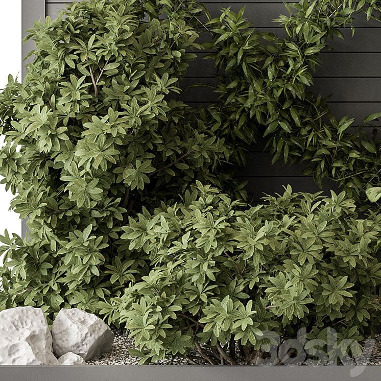 Outdoor Plant Set 429- Ivy on Wall 3DS Max Model - thumbnail 2