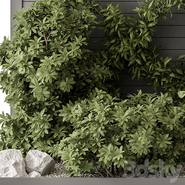 Outdoor Plant Set 429- Ivy on Wall 3DS Max - thumbnail 2