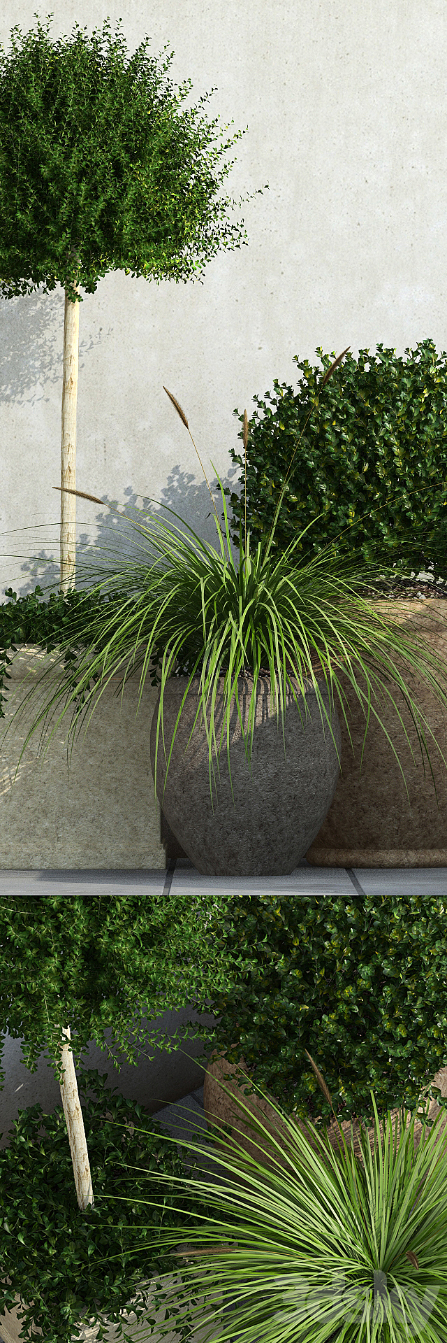 Outdoor Planters 3DSMax File - thumbnail 2