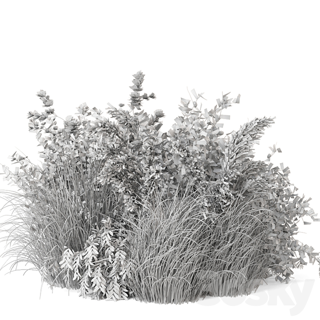 Outdoor Plants Bush-Bush Set 724 3DSMax File - thumbnail 6