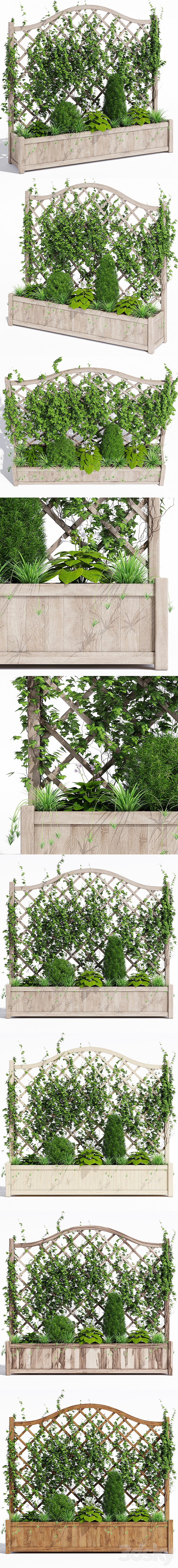 Oxford planter 3DS Max - thumbnail 2