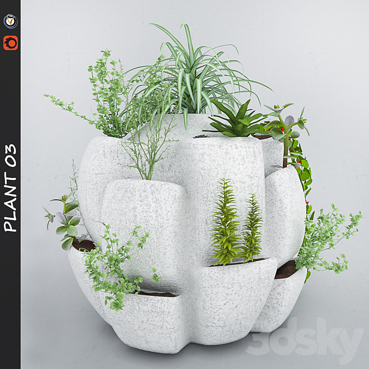 Plant 3 3DS Max - thumbnail 1