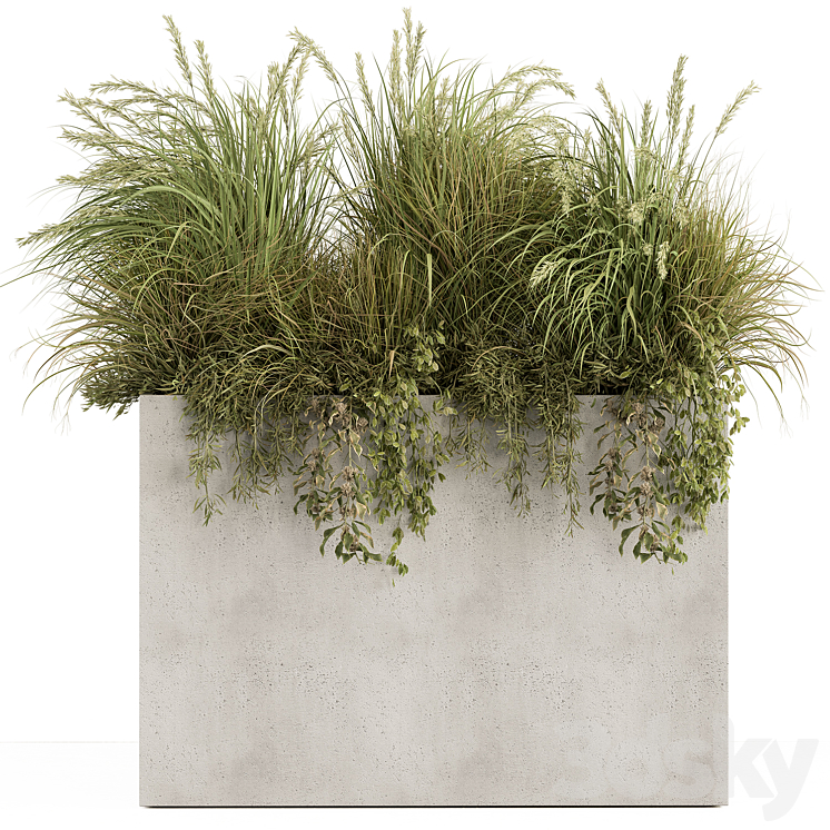 Plant Box – Outdoor Plants 480 3DS Max - thumbnail 1