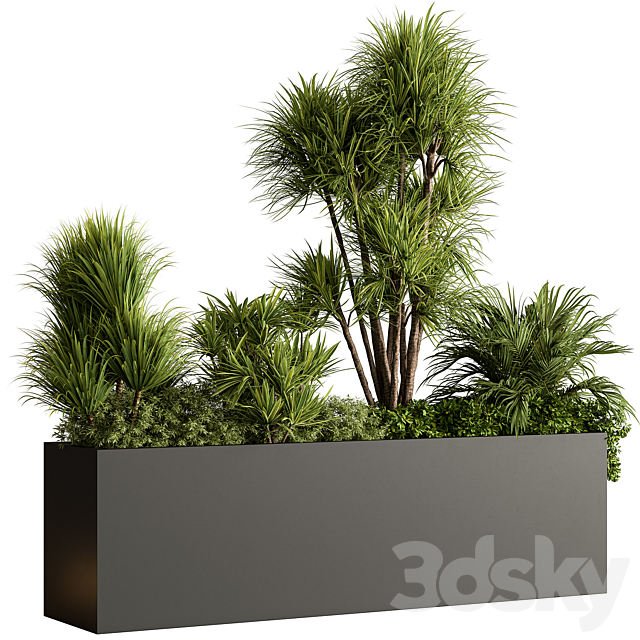 Plant Box – Outdoor Plants 580 3ds Max - thumbnail 1