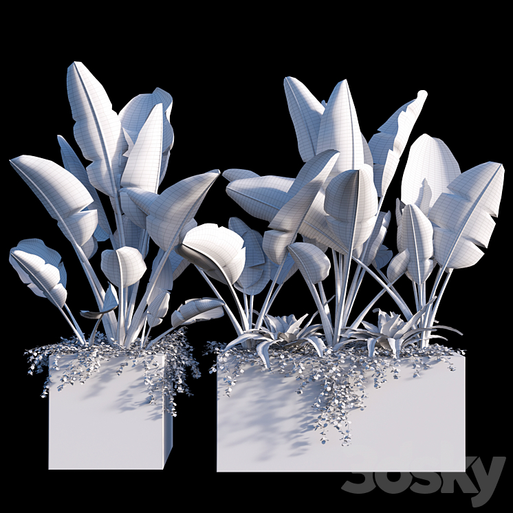 Plant set # 2 3DS Max - thumbnail 2