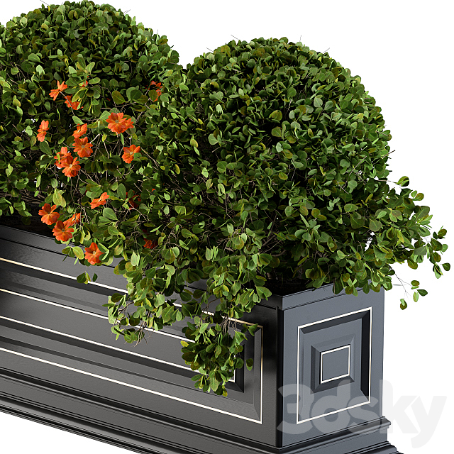 Planter Box For Windows Classic 3DS Max Model - thumbnail 3