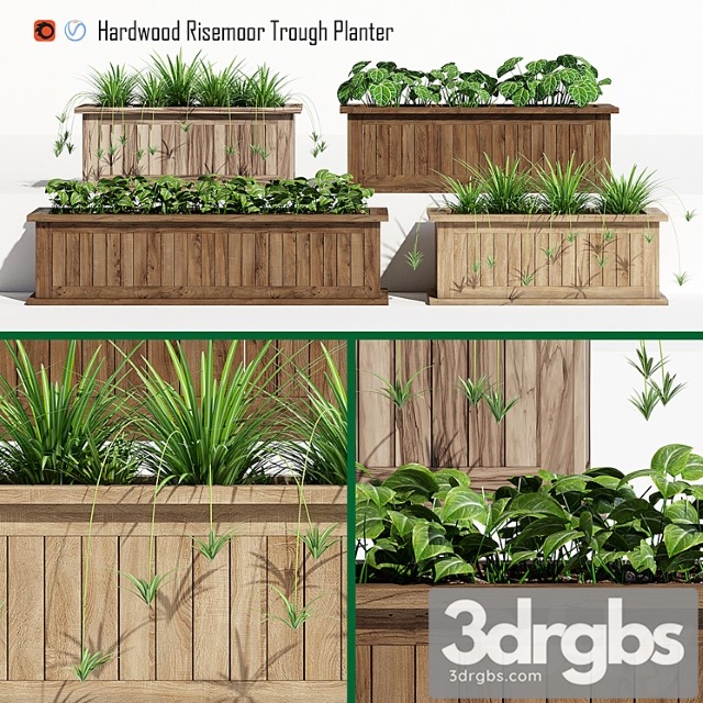 Risemoor trough planter - thumbnail 1