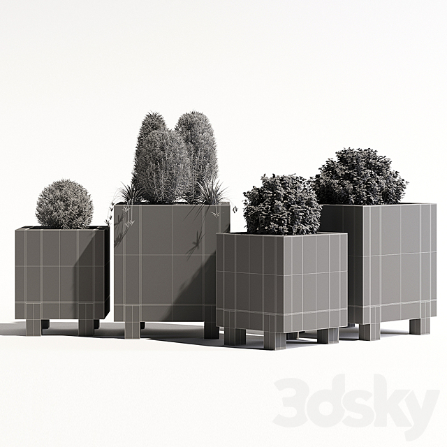 Stilt planter 3DSMax File - thumbnail 3