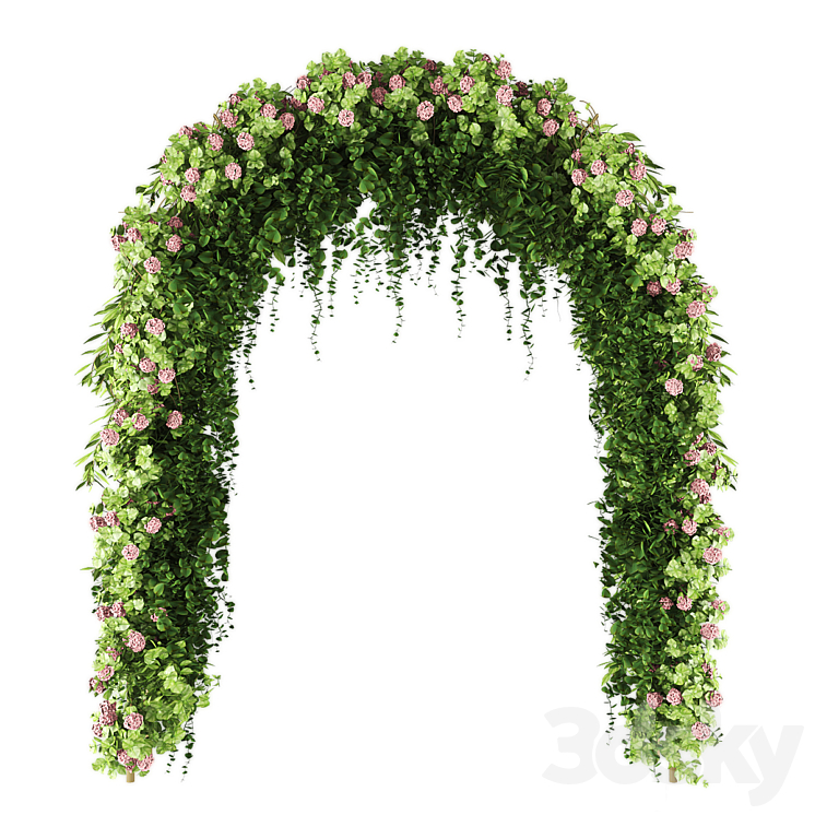 wedding arch 02 3DS Max Model - thumbnail 1