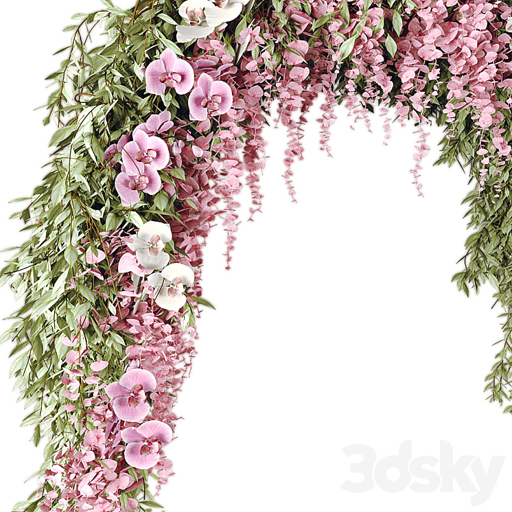 wedding arch 03 3DS Max Model - thumbnail 2