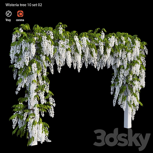 wisterial tree 10 set 02 3DS Max Model - thumbnail 5