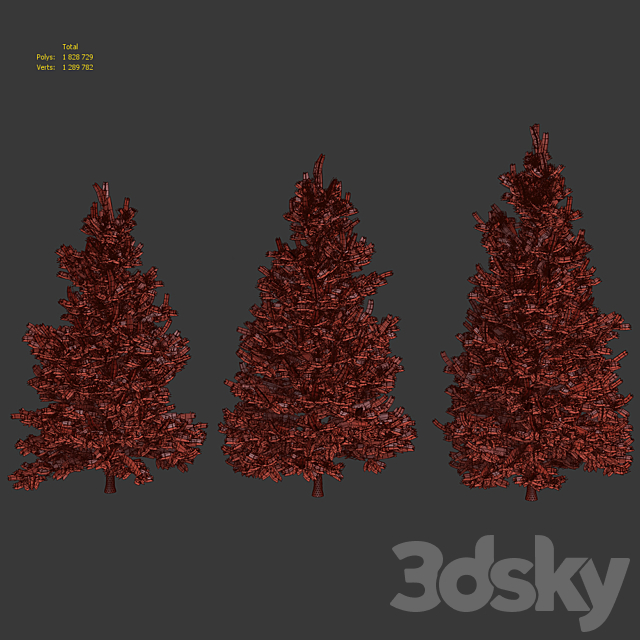 Abies Concolor 6 – 7m 3DSMax File - thumbnail 5