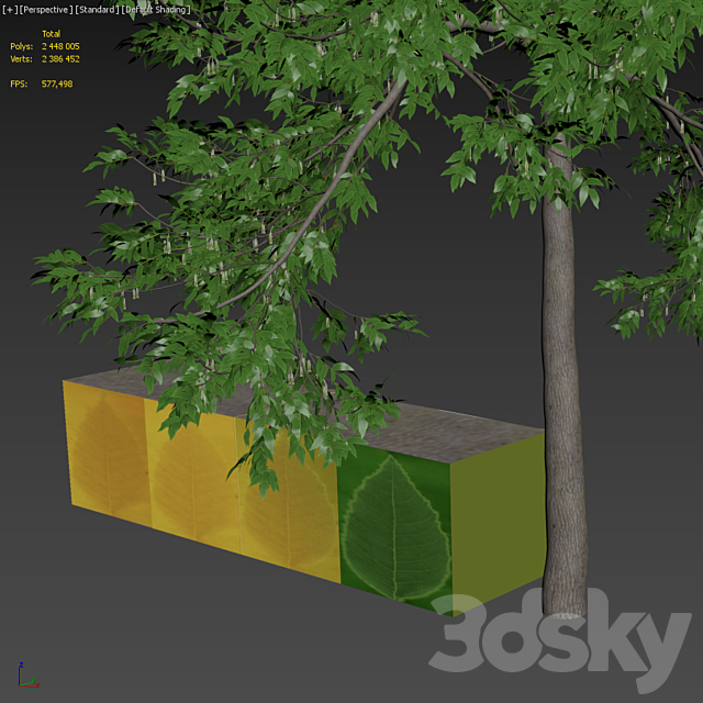 Ash-tree _ Fraxinus #1 3DSMax File - thumbnail 5