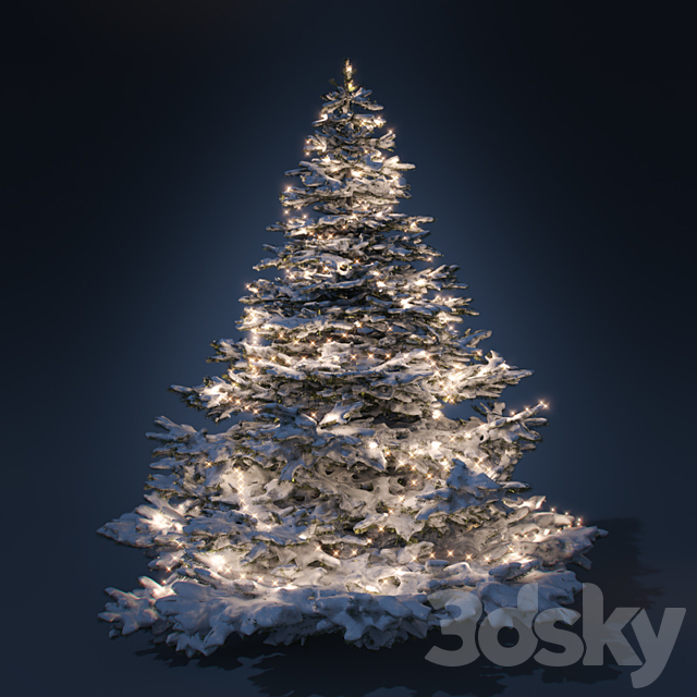 Christmas tree 3DSMax File - thumbnail 1