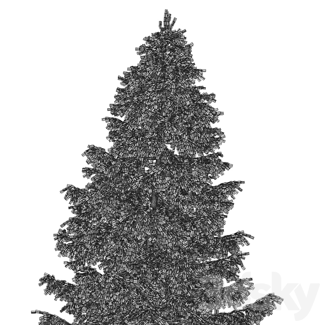 Spruce (12.5m and 9.5m) 3DSMax File - thumbnail 3