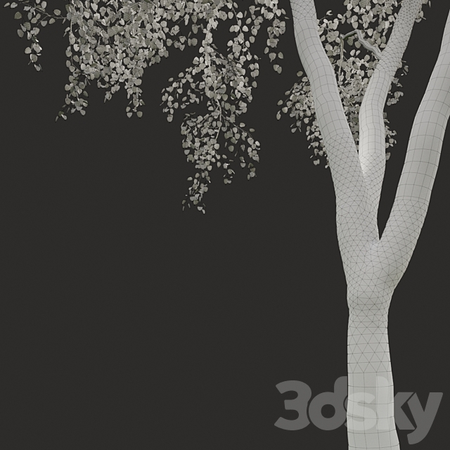 Summer tree # 04 3DS Max Model - thumbnail 3